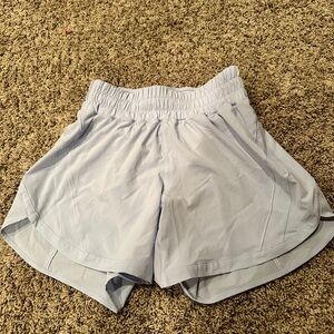 high rise lululemon track that 5 in shorts